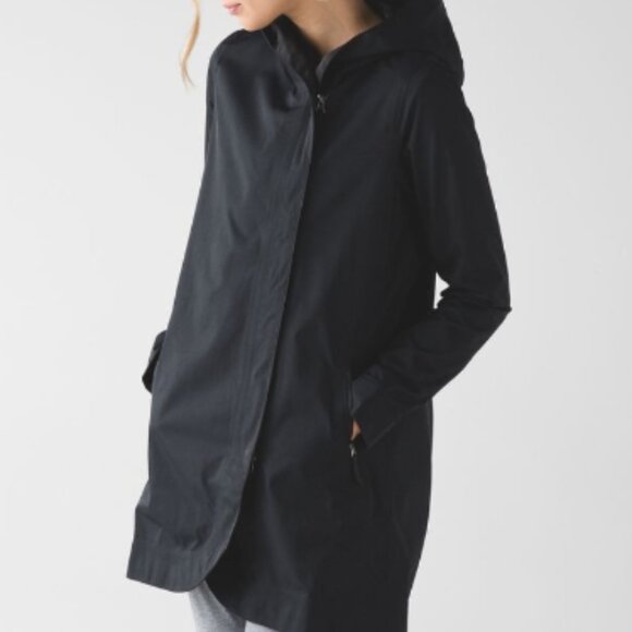 Savasana Waterproof Jacket BLK 8 - Picture 1 of 8
